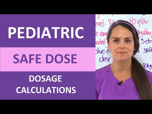 Pediatric Safe Dosage Calculation for Nursing School in 3 MINUTES EASY!