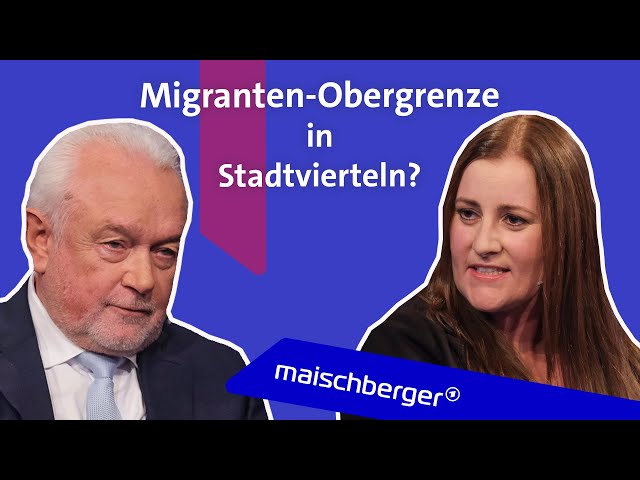 "Müssen Parallelgesellschaften verhindern": Janine Wissler und Wolfgang Kubicki | maischberger