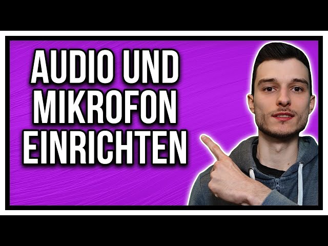 Twitch Studio Beta Audio und Mikrofon einstellen Tutorial [German]