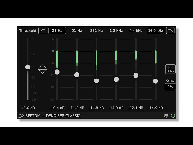 Bertom Denoiser Classic v3 - Free noise reduction plug-in