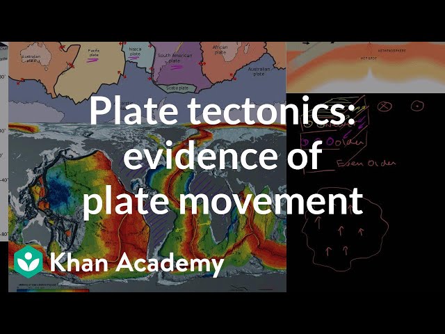 Plate tectonics: Evidence of plate movement | Cosmology & Astronomy | Khan Academy