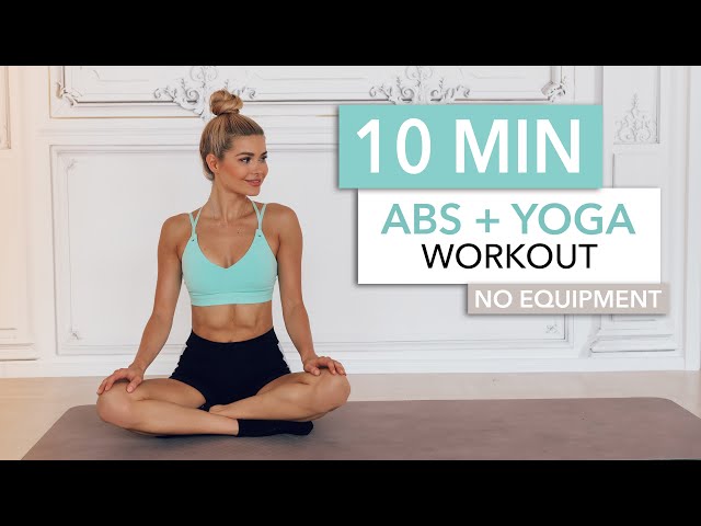 10 MIN ABS + YOGA  - a slow and "relaxed" workout for super strong abs / No Equipment I Pamela Reif