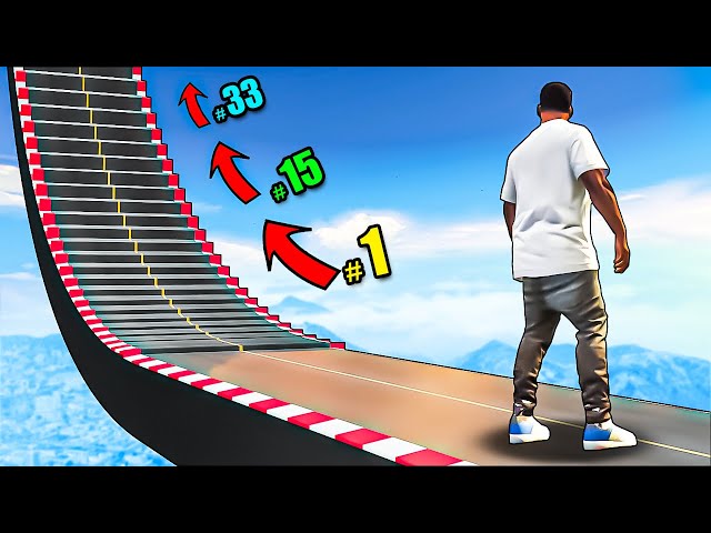 How many steps can I climb to space in GTA 5?