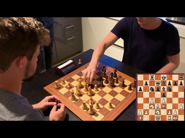 Magnus Carlsen vs. Club-Spieler, Blitz-Schach