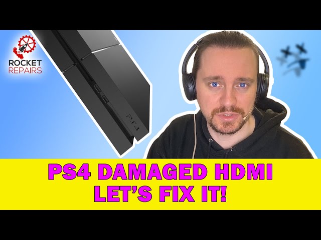 PS4 HDMI Port BADLY Damaged - Let's fix it!