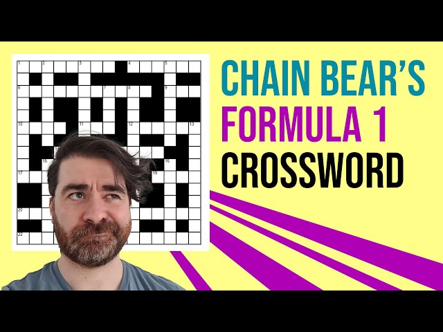 Formula 1 Cryptic Crossword Time | Play it yourself!