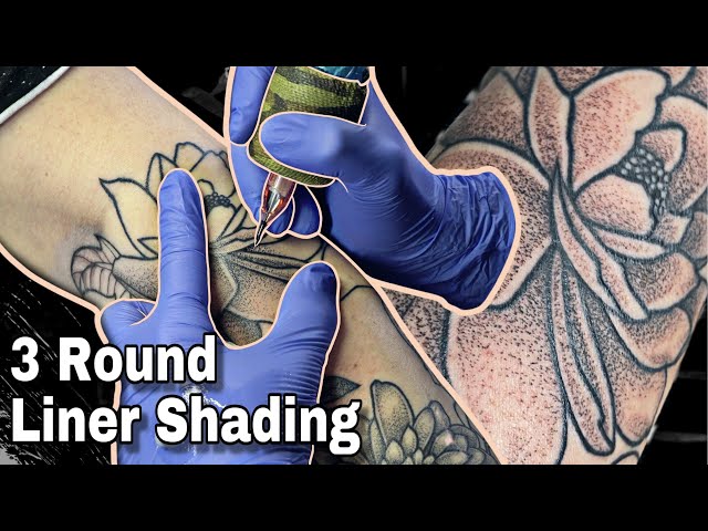 How To Tattoo - Stipple, Whip, Pepper Shading (3 Round Liner)
