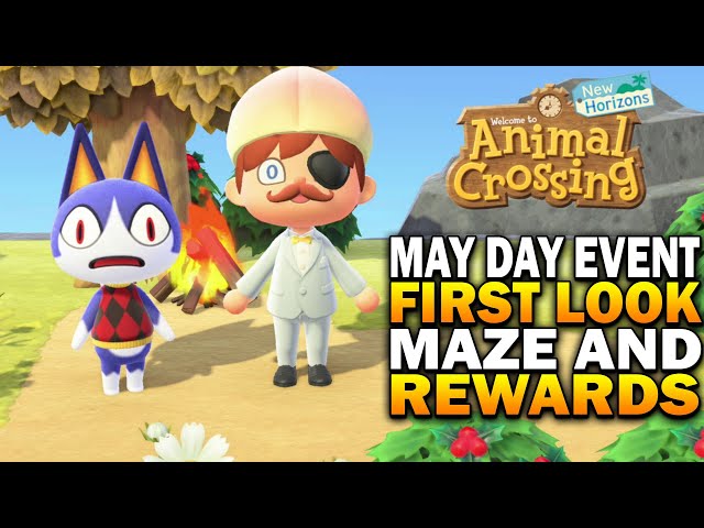 New May Day Event! Exploring The First May Day Maze - Animal Crossing New Horizons Update Gameplay