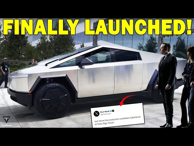 Big Delivery NOW! Elon Musk LEAKED New Tesla Cybertruck at Giga Texas!