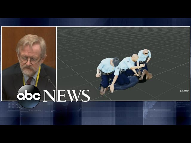 Dr. Martin Tobin simulates how George Floyd couldn't breathe