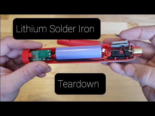 Powerful, Cheap, Rechargeable Soldering Iron from Amazon! Teardown