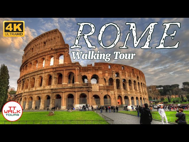 Rome Walking Tour, Italy | 4K 60fps