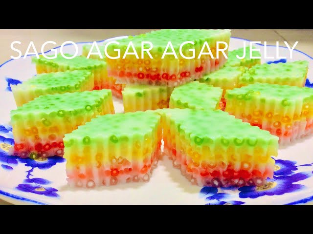 Pearl Sago Agar Agar Jelly 西米果冻甜点