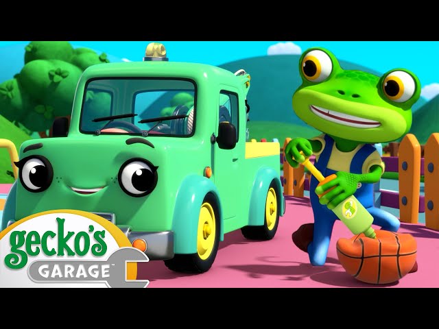 Basketball Boo Boo | Gecko's Garage Stories and Adventures for Kids | Moonbug Kids