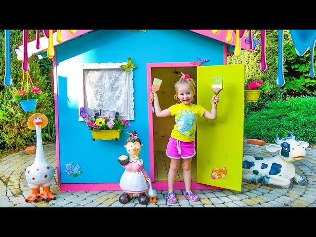 Colorful playhouse for kids