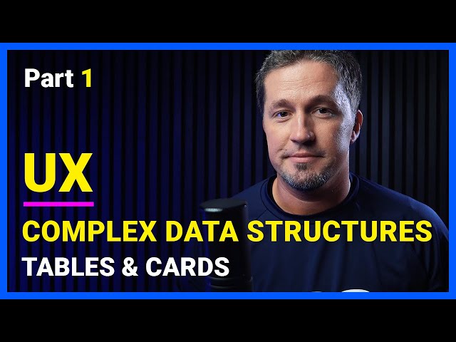 Complex data - Tables and Cards