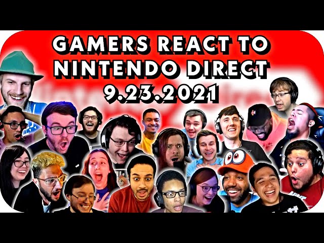Gamers React To Nintendo Direct - 9.23.2021 (Compilation)
