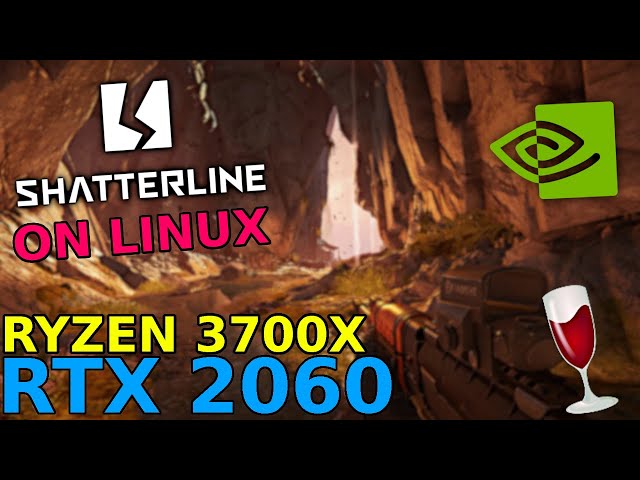 Shatterline on linux / RTX 2060 6GB, RYZEN 3700X