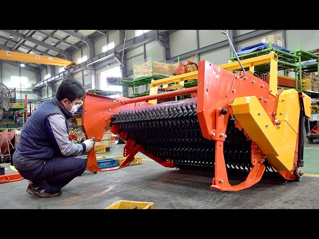 Interesting Process of Making Underground Crop Harvester. Automatic Farming Machinery Factory