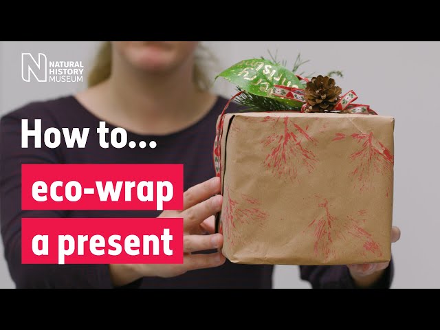 How to eco-wrap a present | Natural History Museum