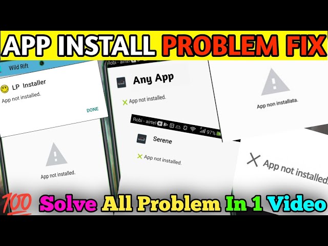 app not install (google chrome) 💯 problem fix with live proff #youtube #Google