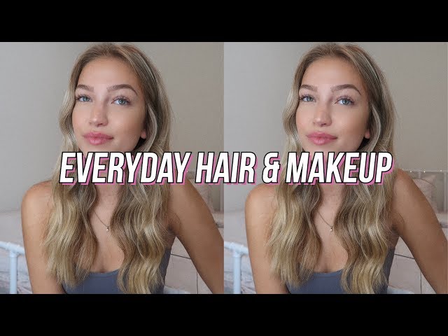 get ready with me: everyday hair & makeup | maddie cidlik