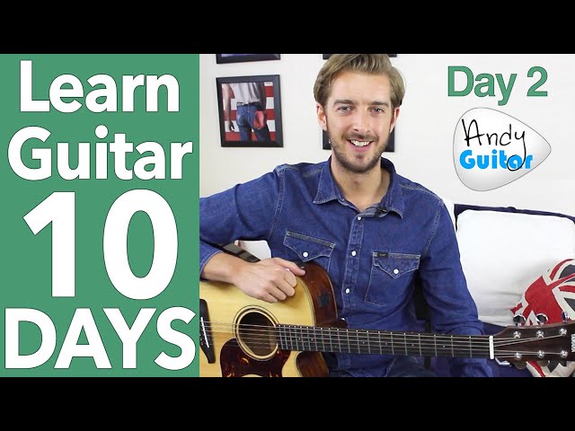 Guitar Lesson 2 - EASY 2 CHORD SONG & LEAD GUITAR [10 Day Guitar Starter Course]