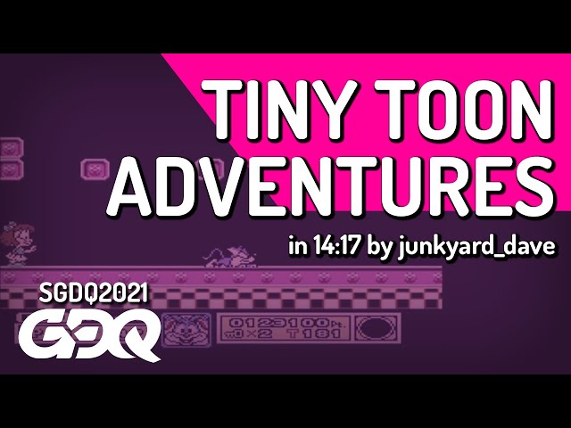 Tiny Toon Adventures by junkyard_dave in 14:17 - Summer Games Done Quick 2021 Online