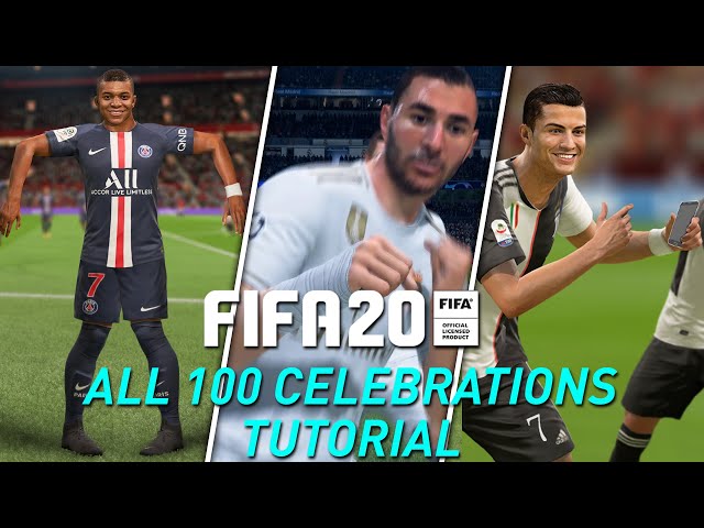 FIFA 20 ALL 100 CELEBRATIONS TUTORIAL | PS4 & Xbox