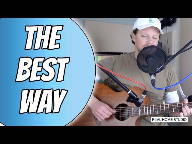 The BEST Way to Record Acoustic Guitar & Vocals at The Same Time  (Using 2 Ultra Budget Mics!)