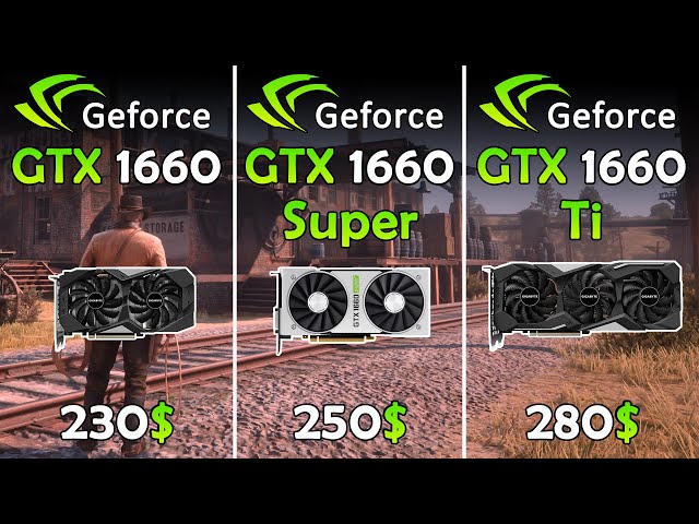 GTX 1660 vs GTX 1660 SUPER vs GTX 1660 Ti Test in 7 Games