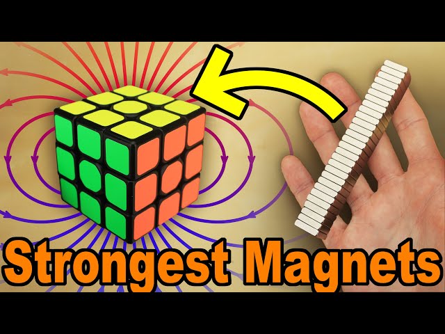 I put the STRONGEST Magnets in a Rubik's Cube!