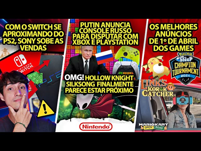 OMG! Hollow Knight Silksong FINALMENTE parece próximo | Novo Console de Games chegando!! | Sony PS2