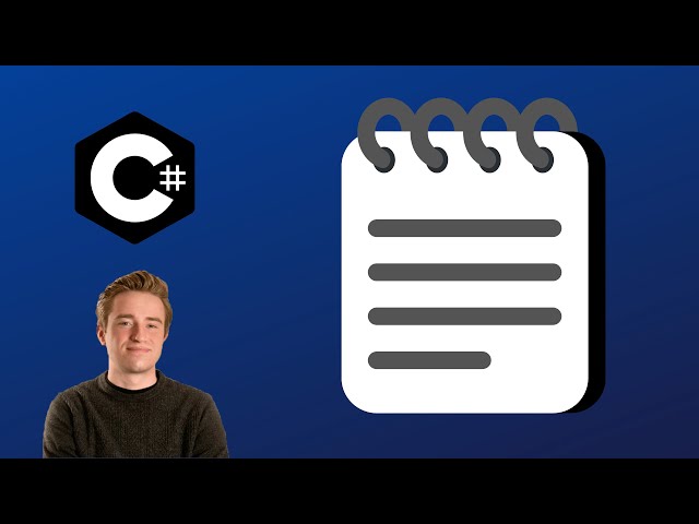 How To Code A Note Taking App In C# | Programming Tutorial For Beginners | Visual Studio 2022