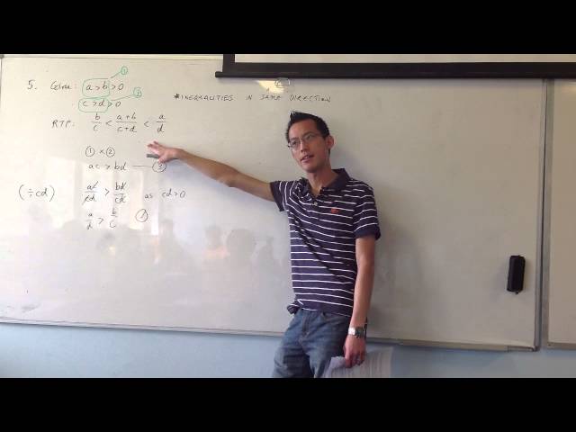 Inequality Proofs: Multiplication & Division of Inequalities
