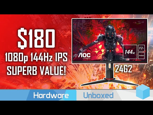 AOC 24G2 Review, The Best 1080p 144Hz Monitor You Can Get!