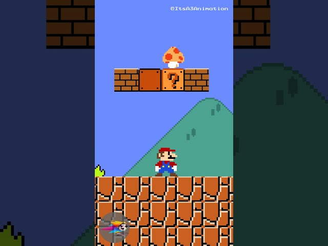 Mario's Hilarious Power-Up 🍄😝 #shorts #mario #bloopers