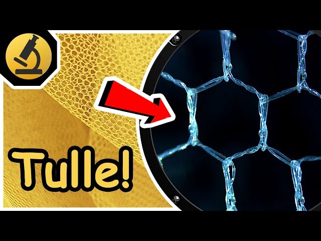 Tulle Fabric Under the Microscope [1080p Full HD]