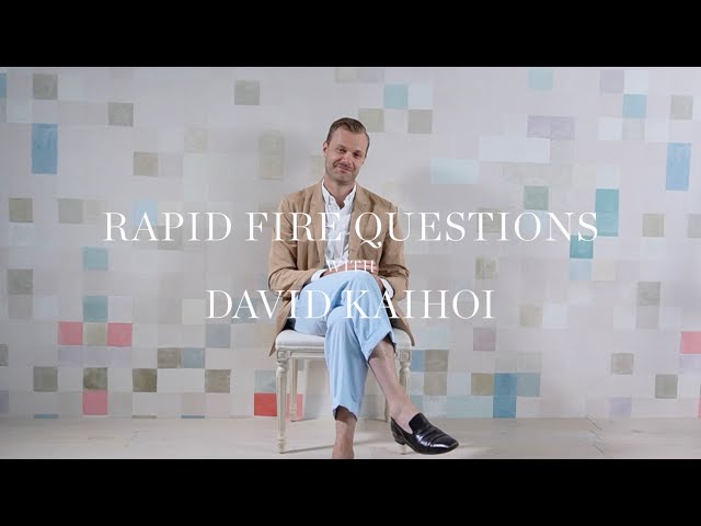 Rapid Fire Questions with David Kaihoi