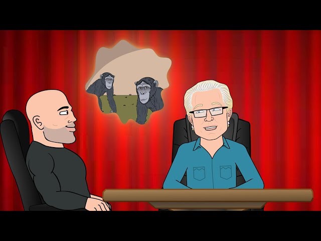 The Hippie And The Chimp Moment - JRE Toon