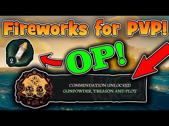 This is the Best Firework for PVP! SoT Guides + Tips and Tricks! How to use Fireworks as Weapons!