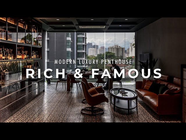 House of the Rich & Famous |Modern Luxury Penthouse |Top Exotic Marble & Italian Furniture|Mon Cheri