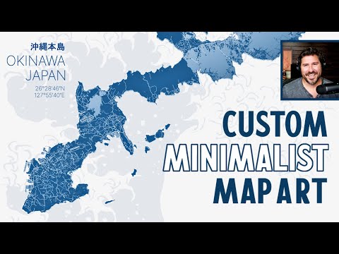 Inkscape Custom Map Art Design Tutorials