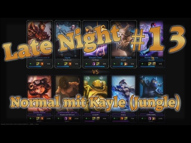 League of Legends Late Night - Jungle mit Kayle #13