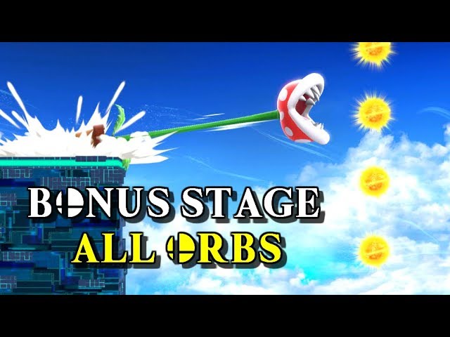 Piranha Plant devours all yellow orbs! | Bonus Stage - Perfect | Super Smash Bros. Ultimate