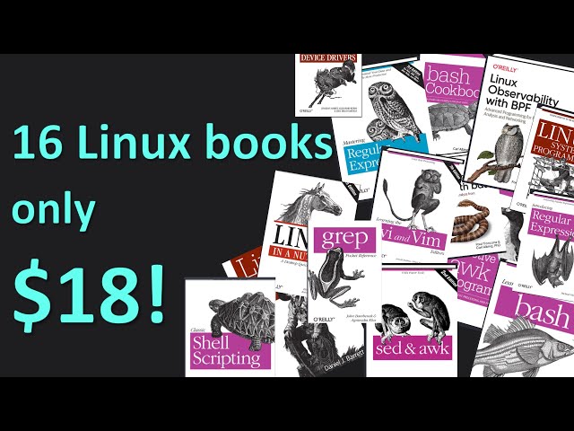 Get 16 O'Reilly Linux Books for $18! Limited time Humble Bundle deal