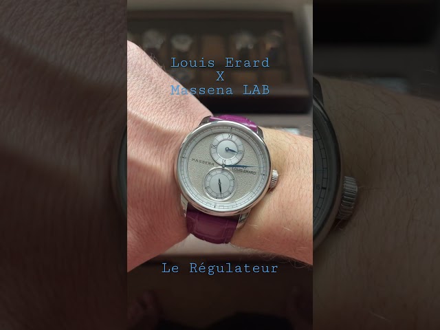 Louis Erard X Massena LAB - Le Régulateur - Rhodium #watch
