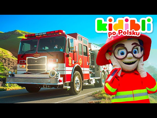 Dzieci udają strażaków | Dzieci udają, że się bawią ! ⛑ Kidibli