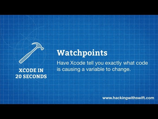 Xcode in 20 Seconds: Watchpoints