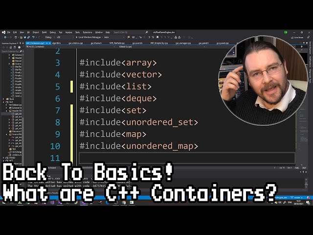Back To Basics: C++ Containers